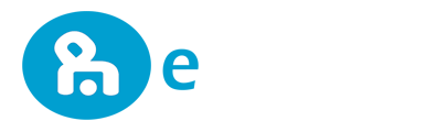 E-majine - Logo blanc