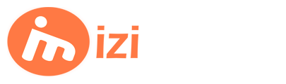 Izi-media - Logo blanc